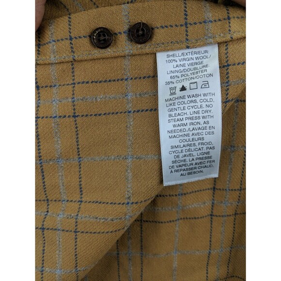 Pendleton "Lodge" 100% Virgin Wool Long Sleeve Button Up Flannel Plaid Mens XL - Picture 12 of 12